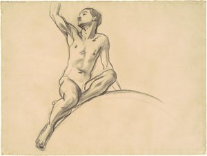 Studie für Figur über Musik, 1919-1920 von John Singer Sargent