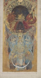 Studie für die Wandgemälde der Boston Public Library: Entwurf für einen Torbogen von John Singer Sargent