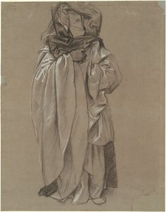 Studie von Ezechiel für Fries der Propheten, 1890-1892 von John Singer Sargent