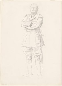 Studie von General Louis Botha für "General Officers of World War I" von John Singer Sargent