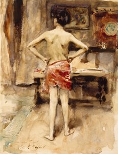 Das Modell, 1876 von John Singer Sargent