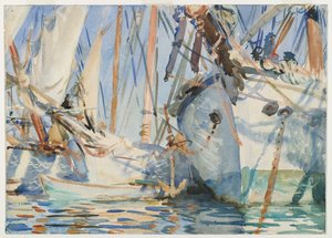 Weiße Schiffe, ca. 1908 von John Singer Sargent