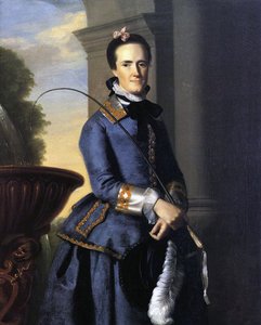 Mrs Epes Sargent (Catherine Osborne) in Jagdkleidung, 1764