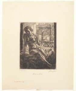 Akt und Bogen von John French Sloan