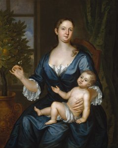 Mrs. Francis Brinley und ihr Sohn Francis, 1729
