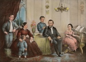 General Grant und seine Familie