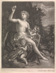 Venus hält den Apfel von Paris