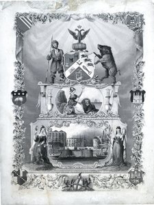 Die Vereinigte Gesellschaft der Bürstenmacher, ca. 1840 (Gravur auf Papier) von John & Son Shury