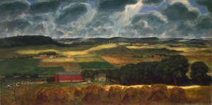 Landschaft von Wisconsin von John Steuart Curry