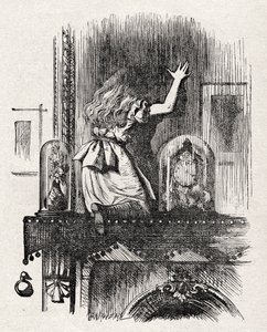 Alice hinter den Spiegeln von John Tenniel
