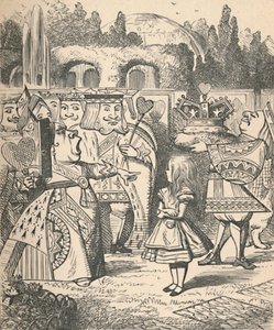 Kopf ab! Alice und die Rote Königin, 1889 von John Tenniel
