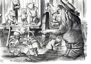 Punchs Ratschläge an die britischen Urlauber am Meer von John Tenniel