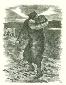 Unkraut säen: Angst, dass sich der Sozialismus unter der britischen Arbeiterschaft ausbreitet. John Tenniel Karikatur aus Punch, London, 27. Februar 1886.