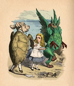 Die falsche Schildkröte, Alice und der Greif, 1889