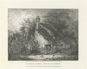 In der Green Street, Enfield Highway, äußere Vorstadt Nord von John Thomas Smith