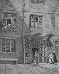 Innenansicht des Gefängnisses Poultry Compter, City of London, 1813 1911