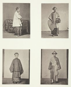Eine Dame aus Kanton, Die Zofe, Eine Braut und Bräutigam, ca. 1868 von John Thomson
