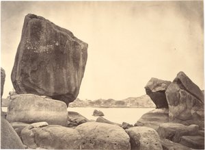 Seltsam geformte Felsen auf der Insel Kulangsu, Amoy von John Thomson