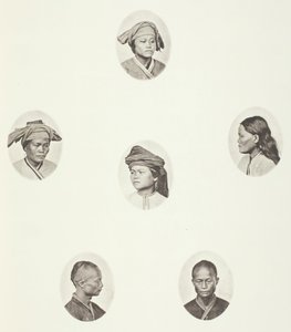 Pepohoan weiblicher Kopf, c. 1868 von John Thomson