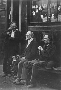 Mauerarbeiter, ca. 1877 (s/w Foto)