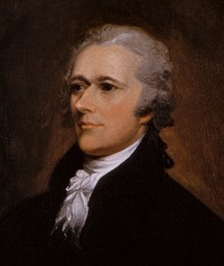 Porträt von Alexander Hamilton von John Trumbull 1806 von John Trumbull