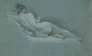 Liegender Akt, Rückenansicht von John Trumbull