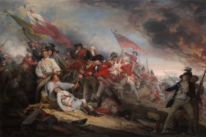Die Schlacht von Bunker Hill, 17. Juni 1775 von John Trumbull