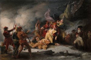 Der Tod von General Montgomery beim Angriff auf Quebec, 31. Dezember 1775