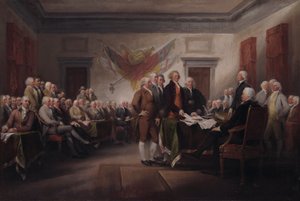 Die Unabhängigkeitserklärung, 4. Juli 1776 von John Trumbull