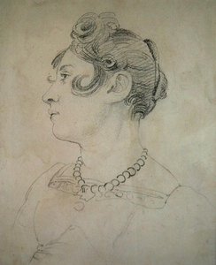 Porträt von Matilda Lowry von John Varley