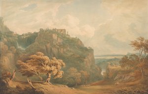 Ein Blick auf Tivoli in Richtung Rom von John Warwick Smith