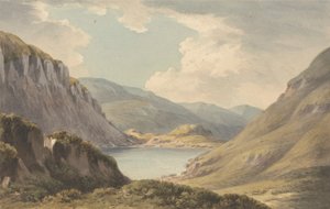 Llyn Geirionedd nicht weit von Trefriew, am Fluss Conway, Carnarvonshire