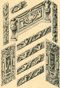Details der Treppendekoration, ca. 1870er, 1881 von John Watkins