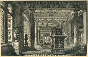 Die Keramikgalerie, South Kensington Museum, um 1876 von John Watkins
