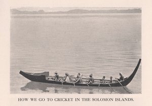 Wie wir auf den Salomonen zum Cricket gehen, 1912 von John Watt Beattie