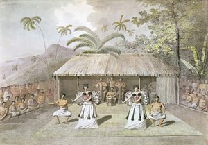 Tanz auf Tahiti von John Webber