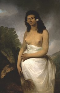 Porträt von Poedooa, Tochter von Orea, König von Ulaitea, Gesellschaftsinseln, ca. 1783