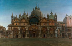 Westfassade der Basilika San Marco, Venedig, Italien