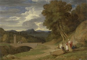 Eine italienische Landschaft von John White Abbott