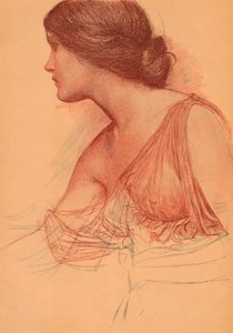 Aus einer Studie in Sanguine, um 1899