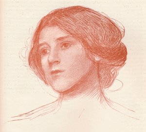 Aus einer Studie in Sanguine, ca. 1899