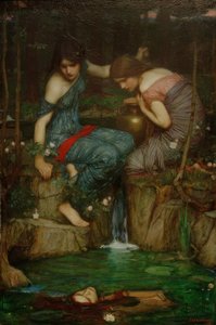 Nymphen finden den Kopf des Orpheus von John William Waterhouse