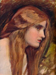 Studie für Phyllis und Demophoon, ca. 1907 von John William Waterhouse