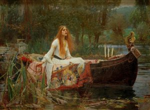 Die Dame von Shalott von John William Waterhouse