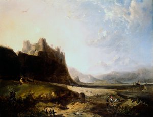 Harlech Castle von John Wright Oakes