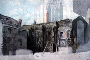 Eine architektonische Skizze