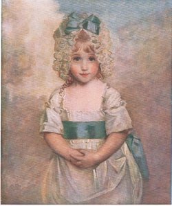 Charlotte Augusta Papendier im Alter von fünf Jahren, Bibbys Annual, 1916-17