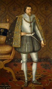 Porträt von König James I. von England von John de Critz
