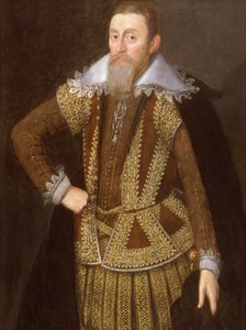 William Parker, 4. Baron Monteagle und 11. Baron Morley (1575-1622) von John de Critz
