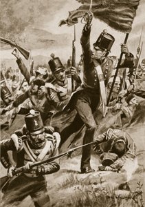 Der Vormarsch der Leichten Division bei der Alma, 29. September 1854 von John de Walton